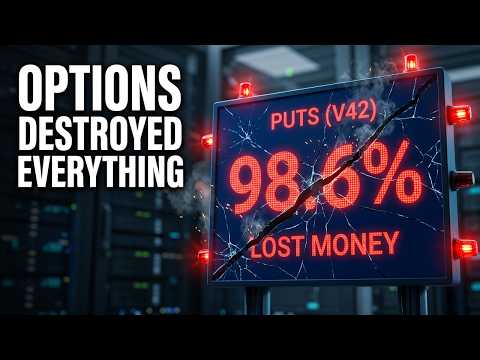 I Tested RSI-2 + Put Options on 1,608 Stocks 98.6% Lost Money