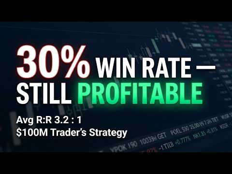 The $100M Trader's Strategy Has a 30% Win Rate I Backtested It